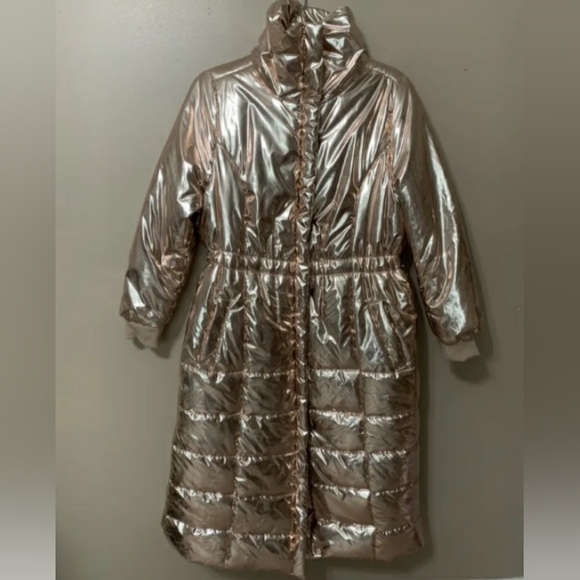 Fashion nova 1x long rose gold puffer - Picture 3 of 3